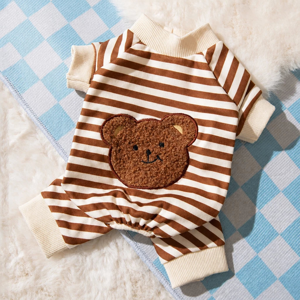 Teddy Bear Four-Leg Pet Outfit for Small Dogs & Cats