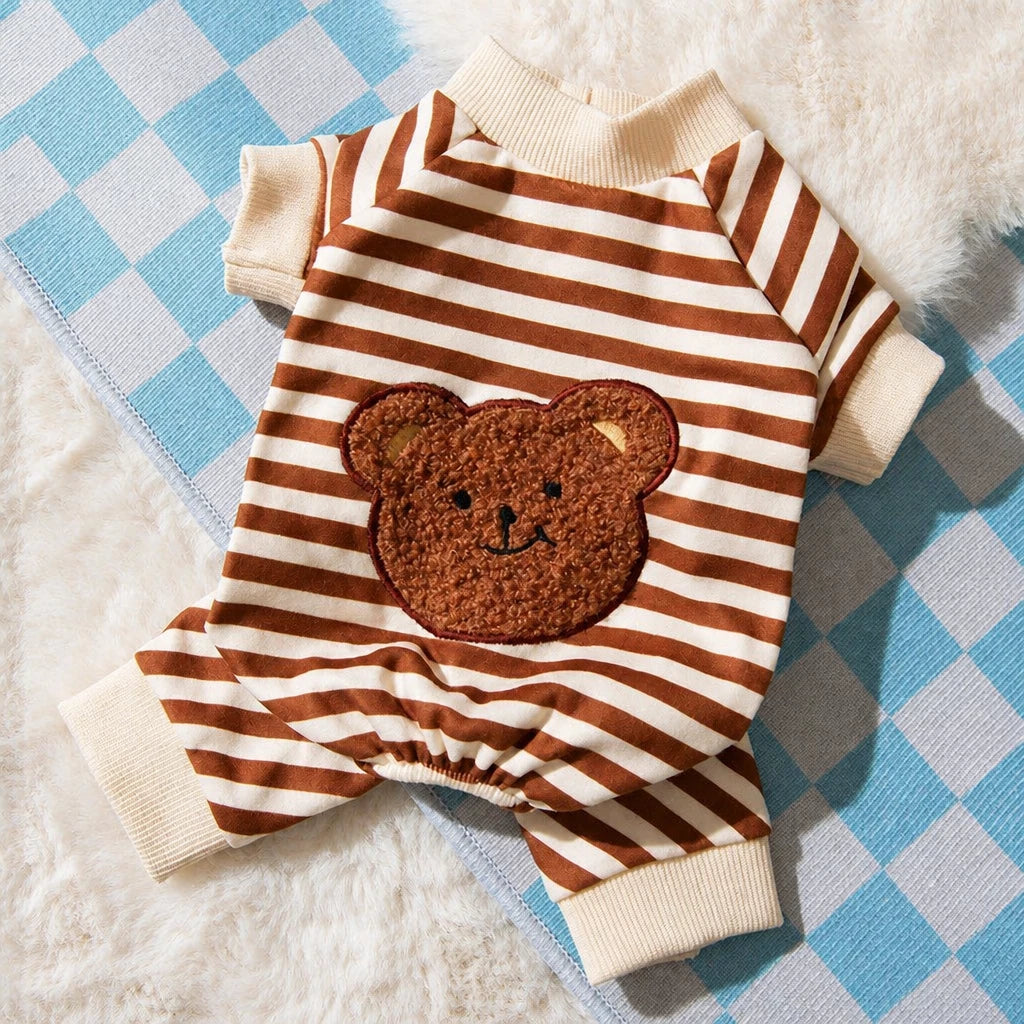 Teddy Bear Four-Leg Pet Outfit for Small Dogs & Cats