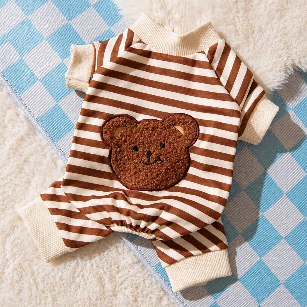 Teddy Bear Four-Leg Pet Outfit for Small Dogs & Cats