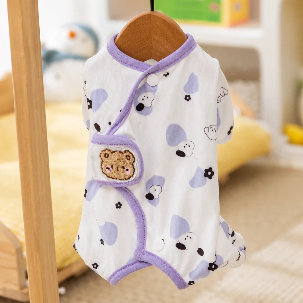 Teddy Bear Four-Leg Pet Outfit for Small Dogs & Cats