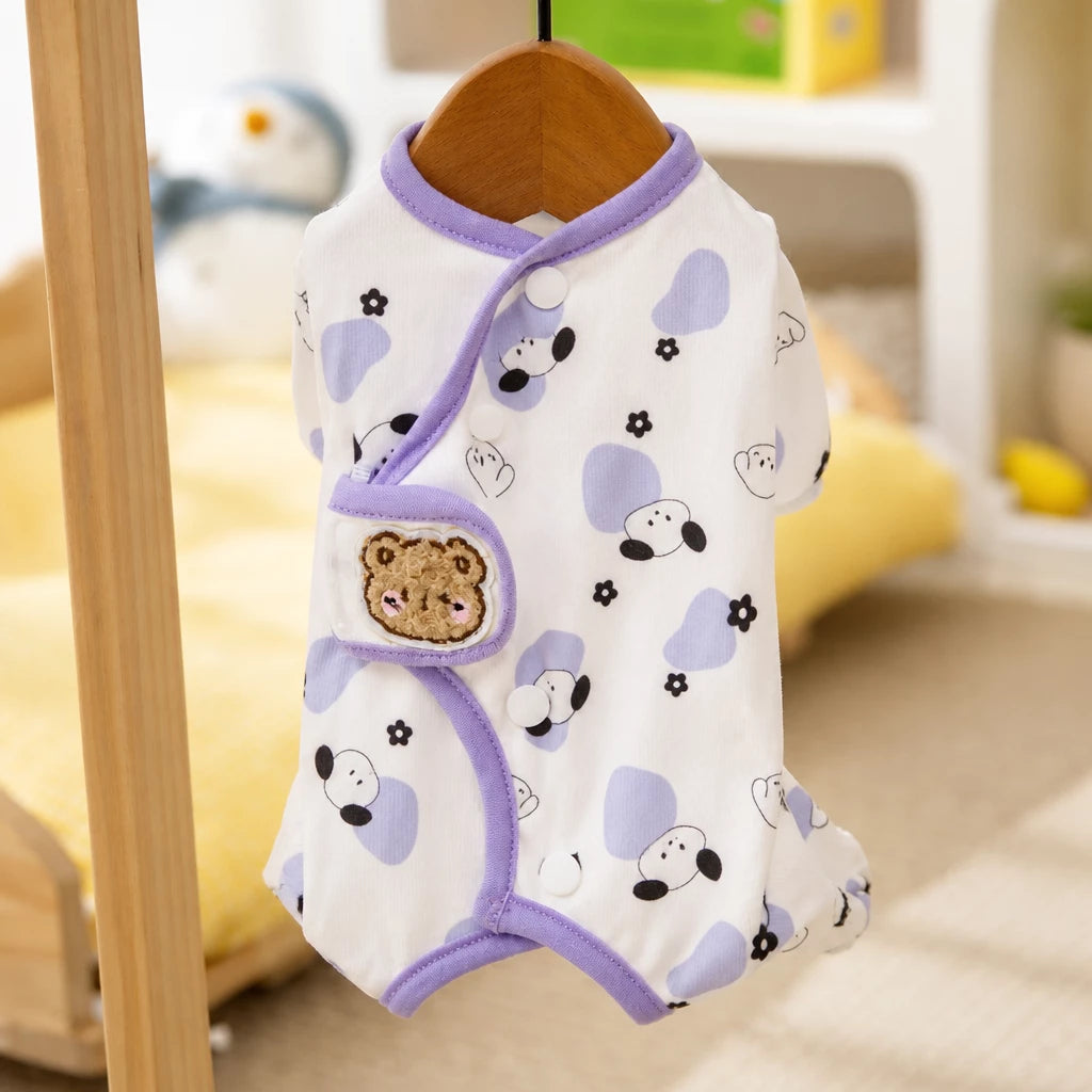 Teddy Bear Four-Leg Pet Outfit for Small Dogs & Cats
