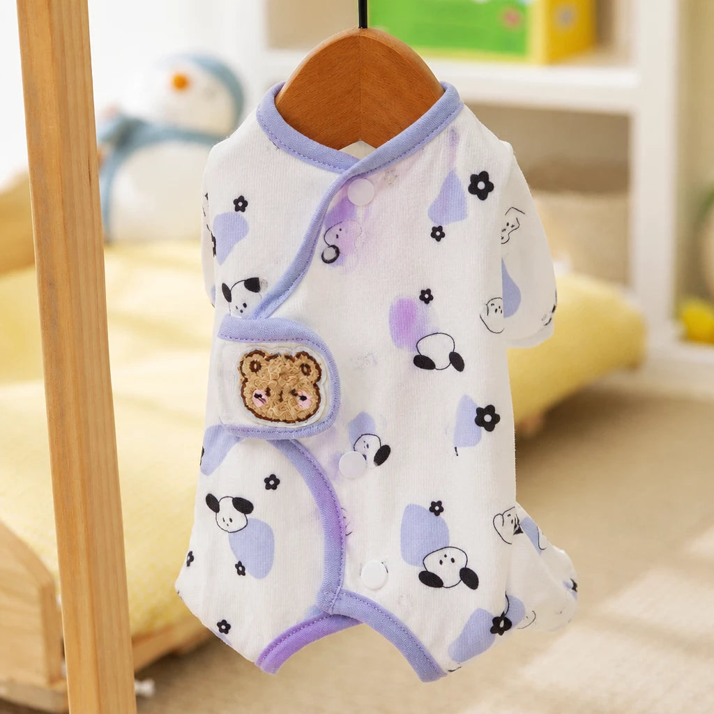 Teddy Bear Four-Leg Pet Outfit for Small Dogs & Cats