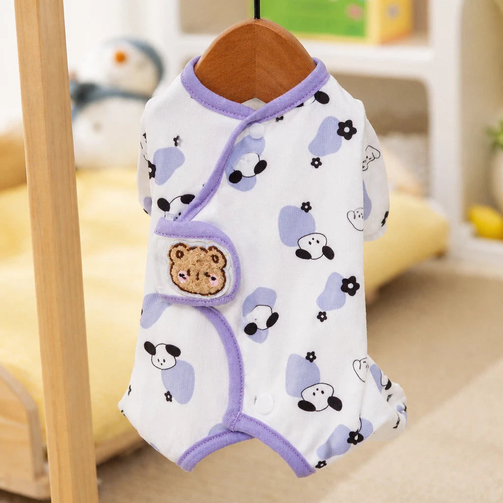 Teddy Bear Four-Leg Pet Outfit for Small Dogs & Cats