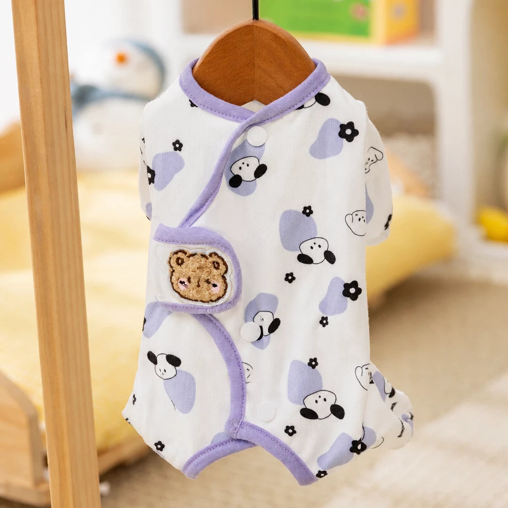 Teddy Bear Four-Leg Pet Outfit for Small Dogs & Cats