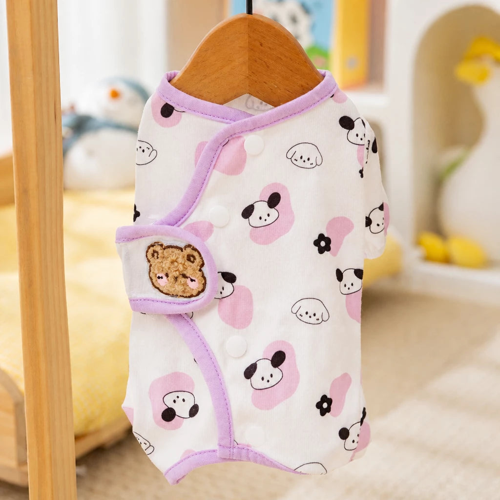 Teddy Bear Four-Leg Pet Outfit for Small Dogs & Cats