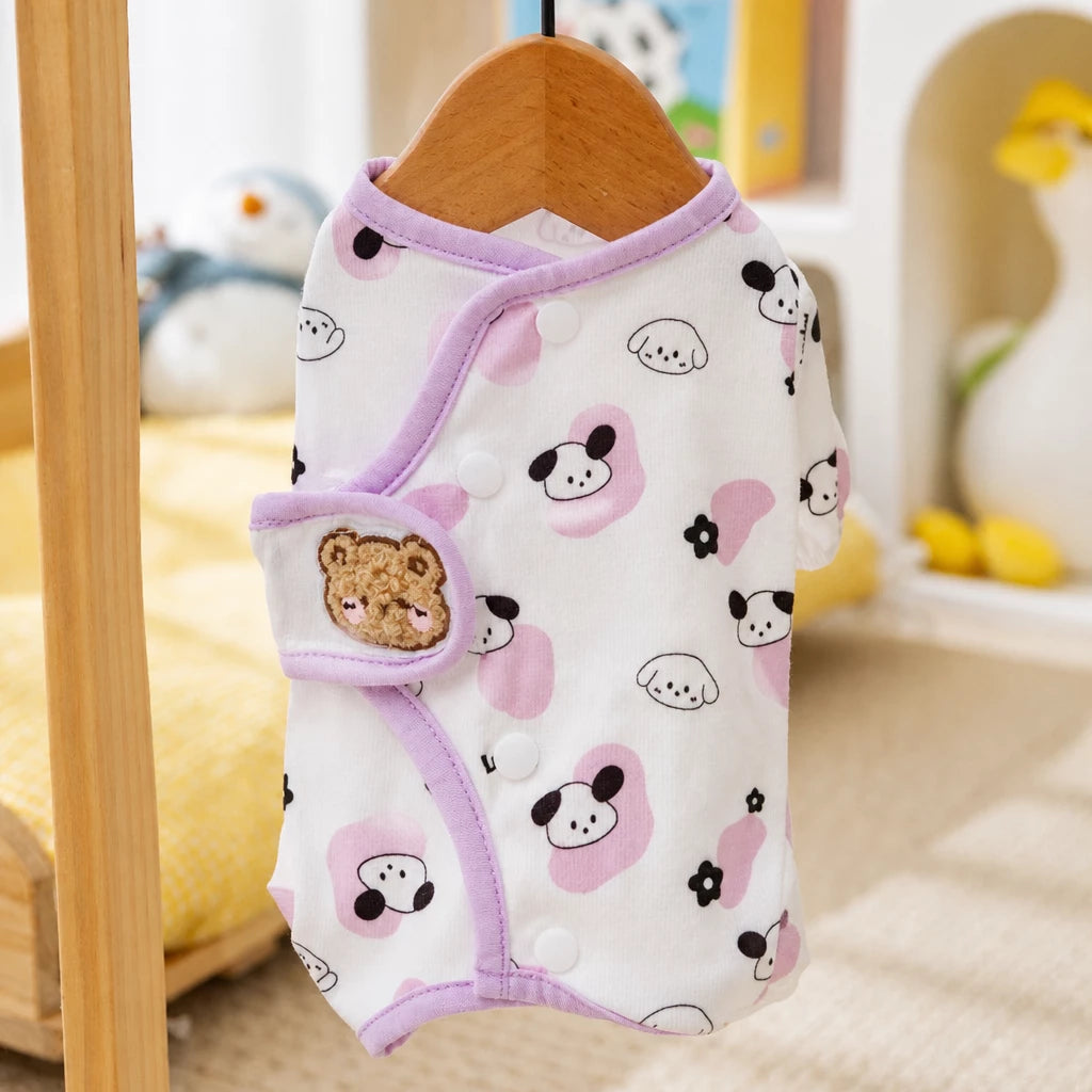 Teddy Bear Four-Leg Pet Outfit for Small Dogs & Cats