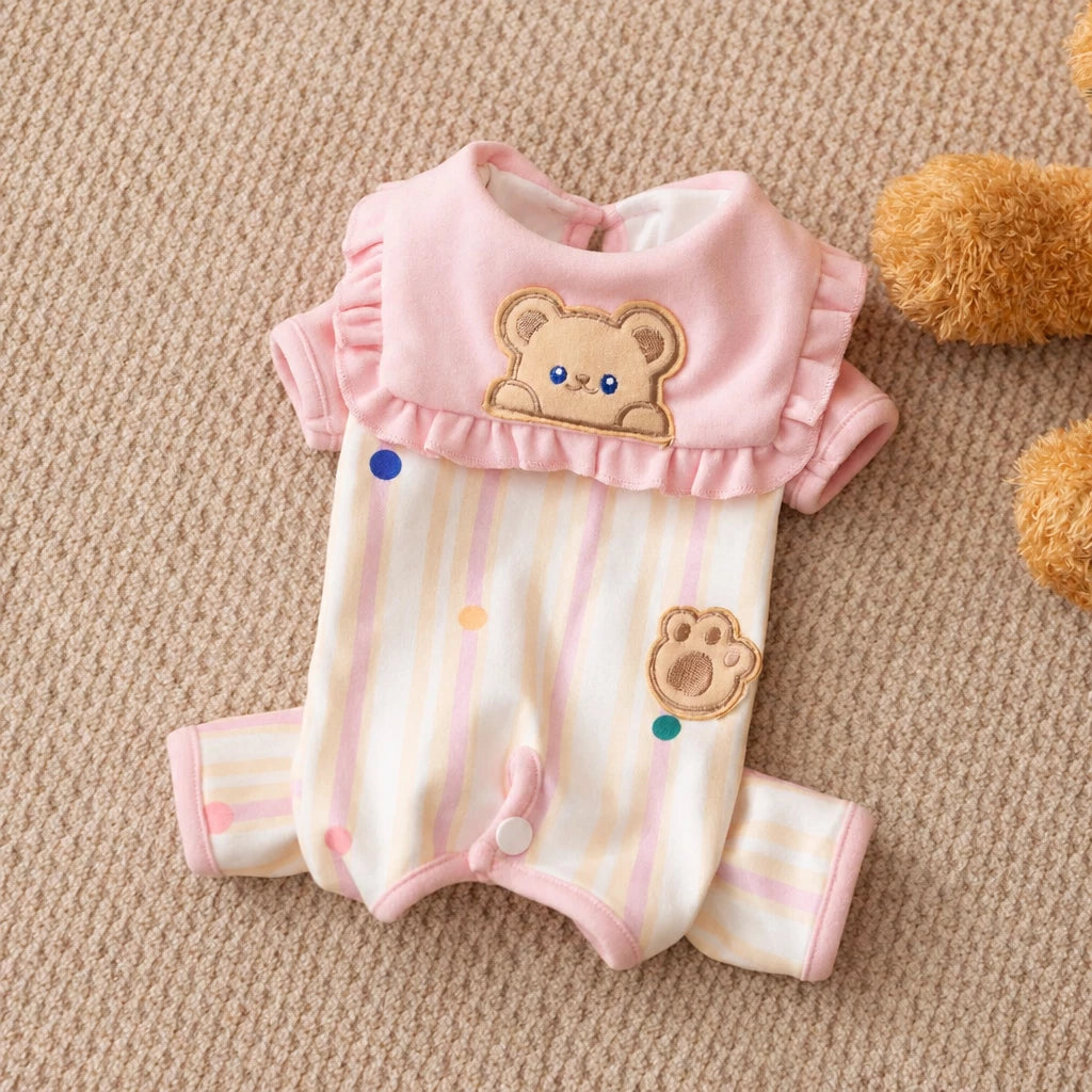 Teddy Bear Four-Leg Pet Outfit for Small Dogs & Cats