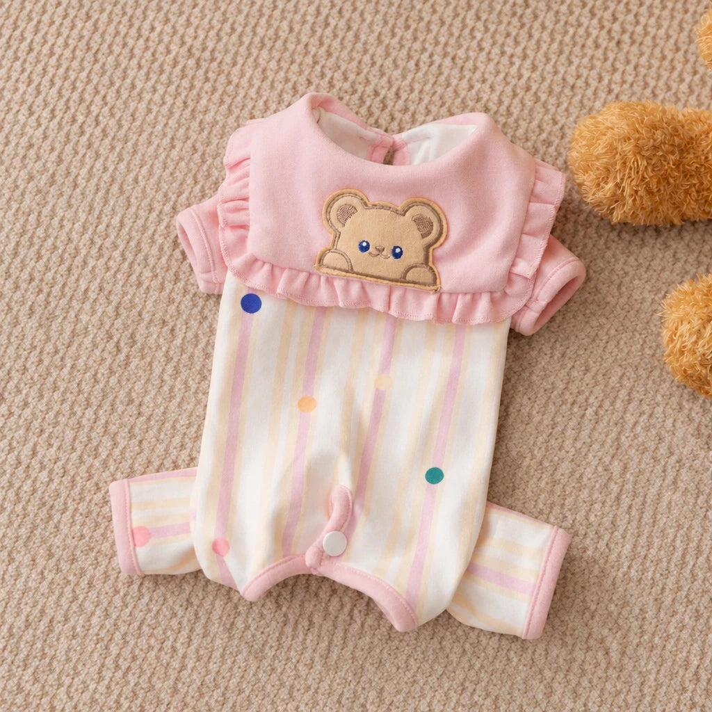 Teddy Bear Four-Leg Pet Outfit for Small Dogs & Cats