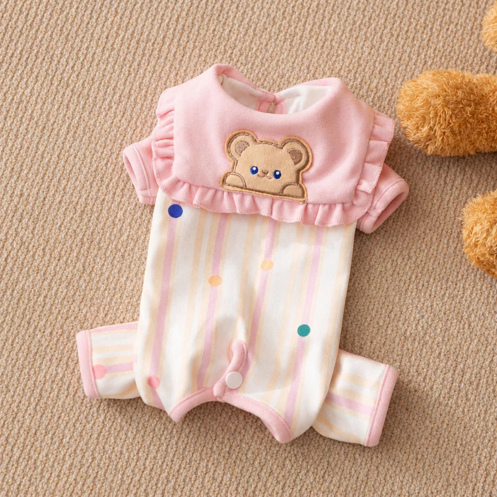 Teddy Bear Four-Leg Pet Outfit for Small Dogs & Cats