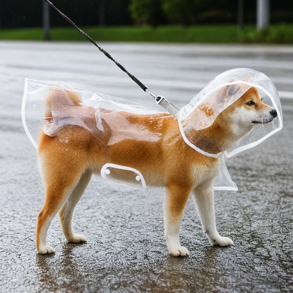 EVA Rain Poncho for Dogs