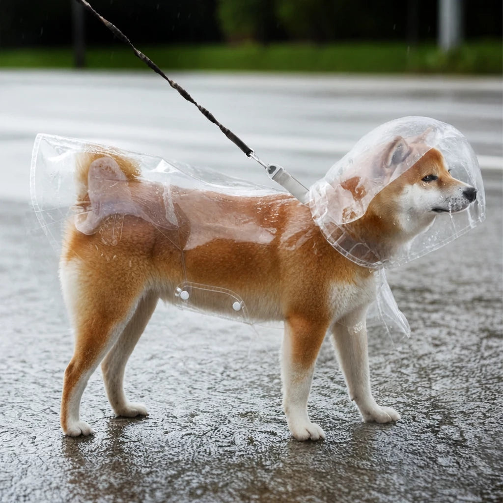EVA Rain Poncho for Dogs