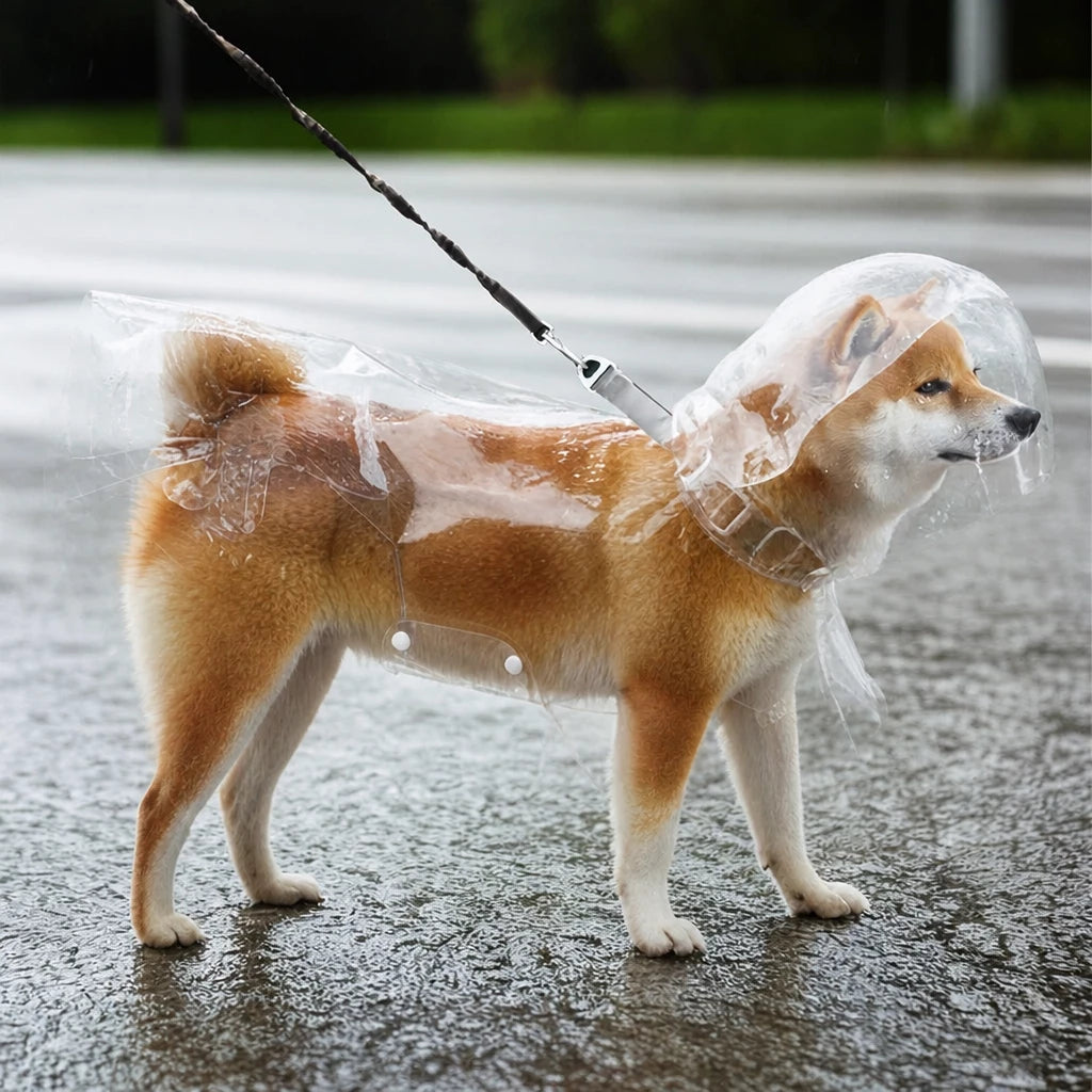 EVA Rain Poncho for Dogs