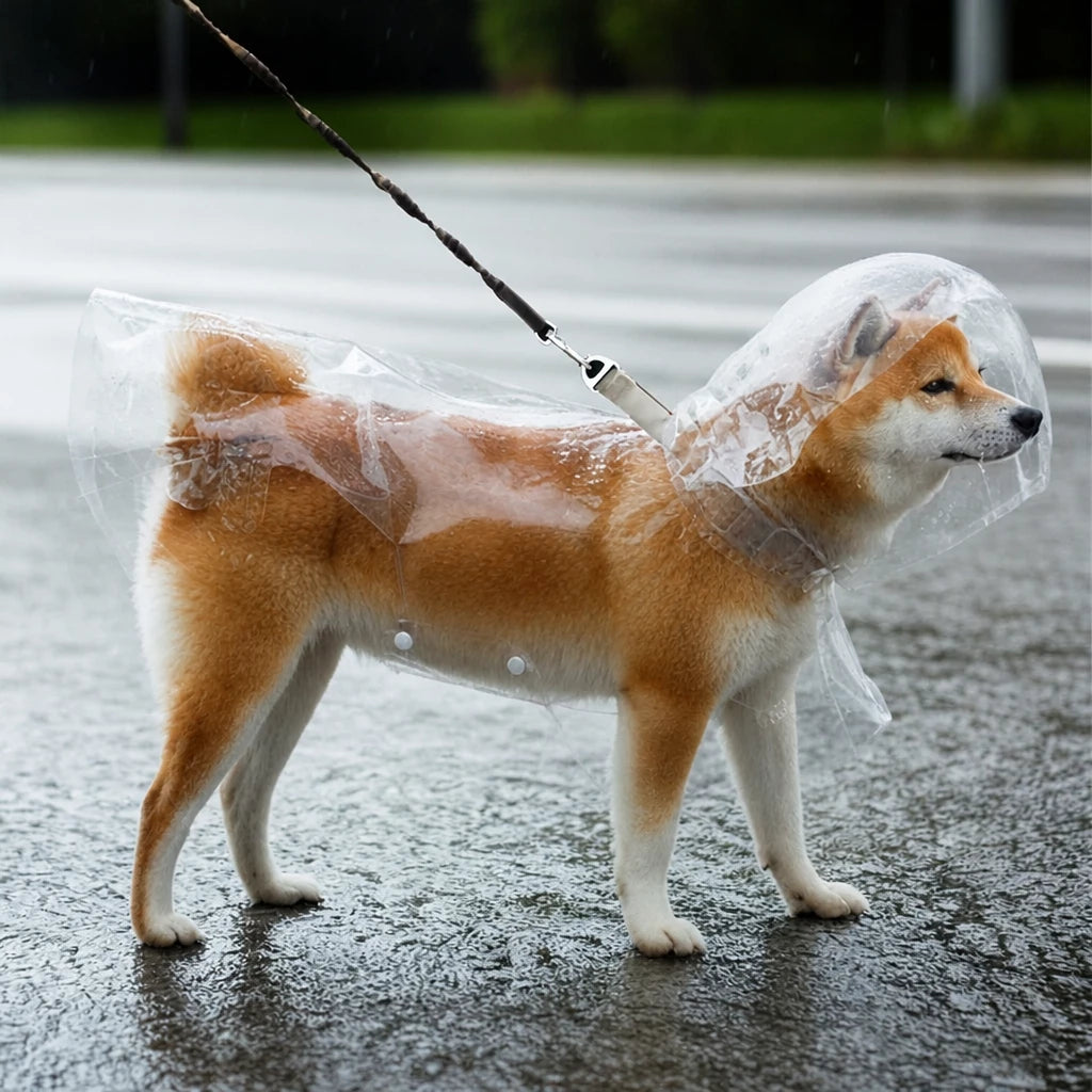 EVA Rain Poncho for Dogs