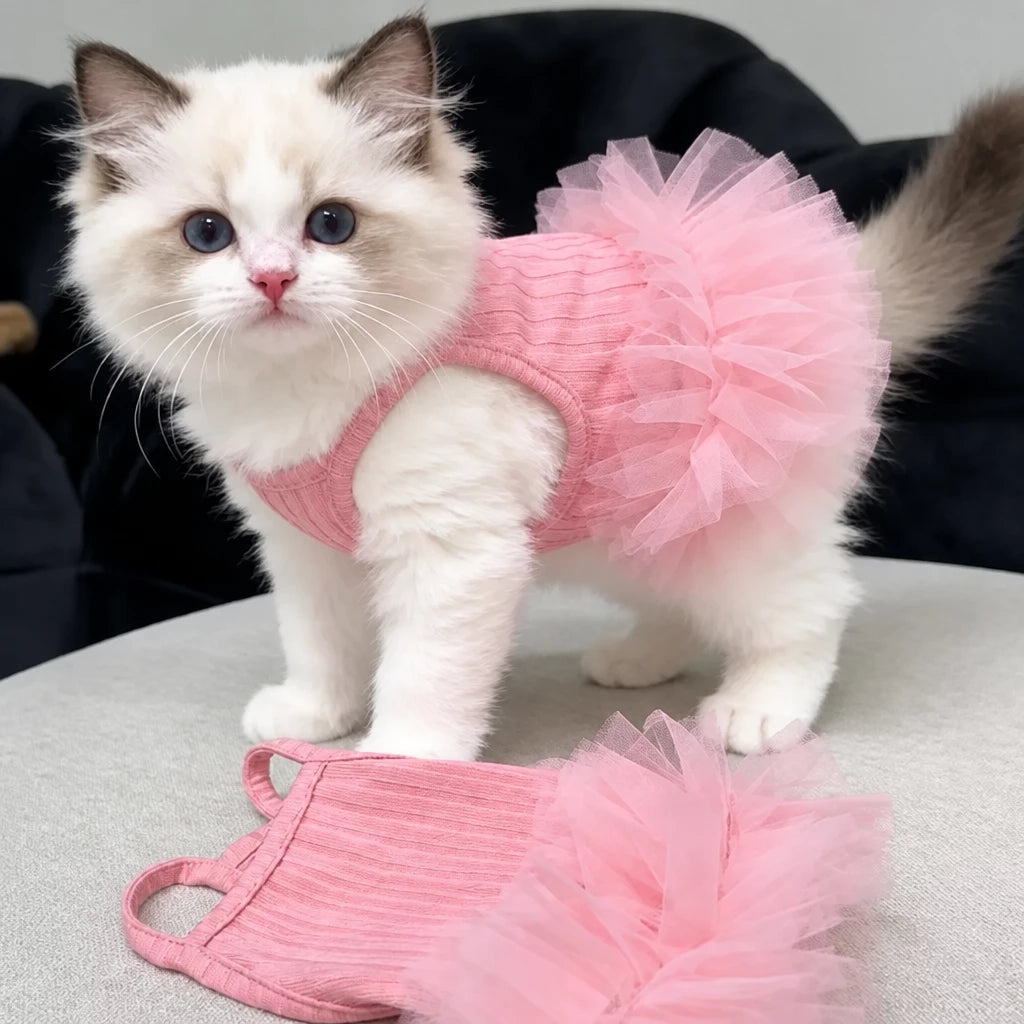 Pet Tutu Dress for Small Dogs and Cats