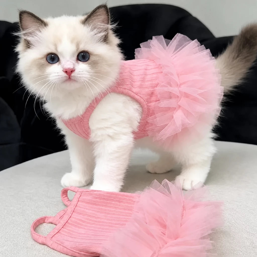 Pet Tutu Dress for Small Dogs and Cats