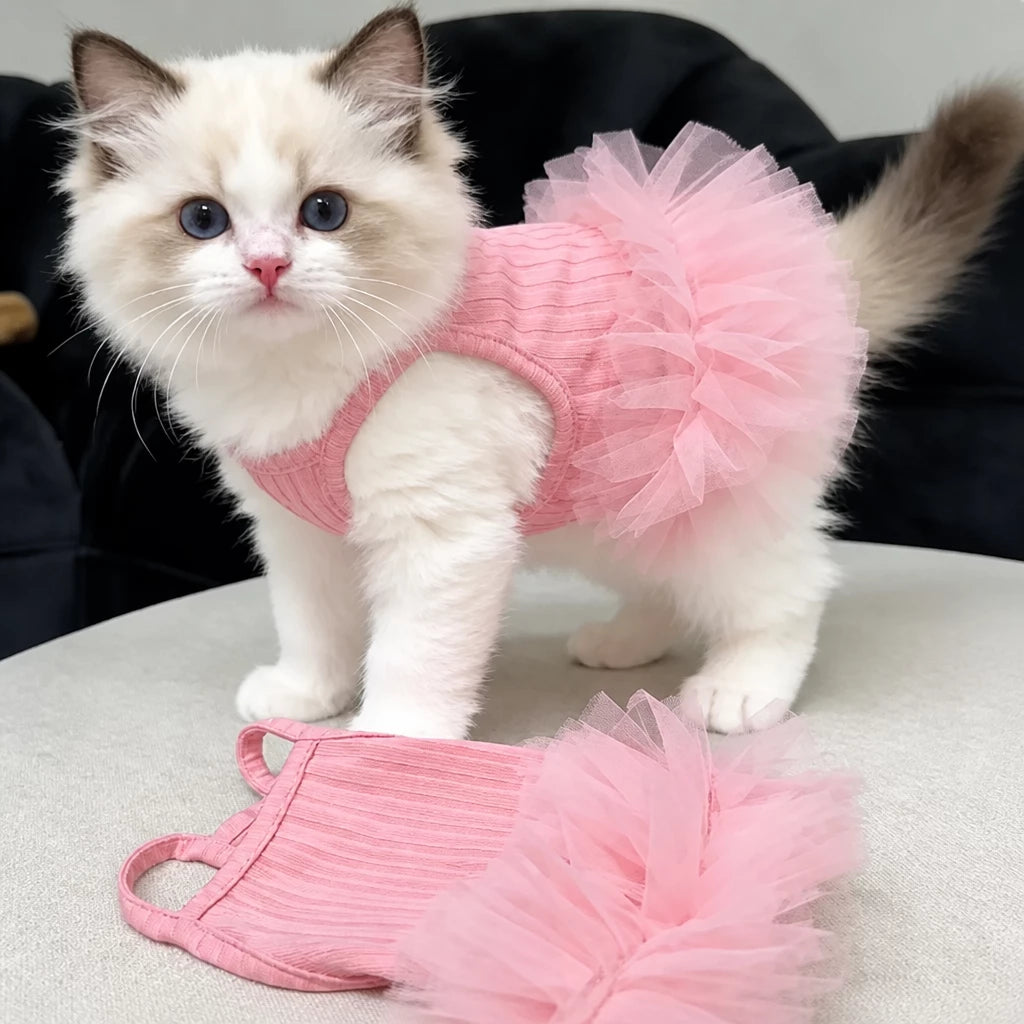 Pet Tutu Dress for Small Dogs and Cats