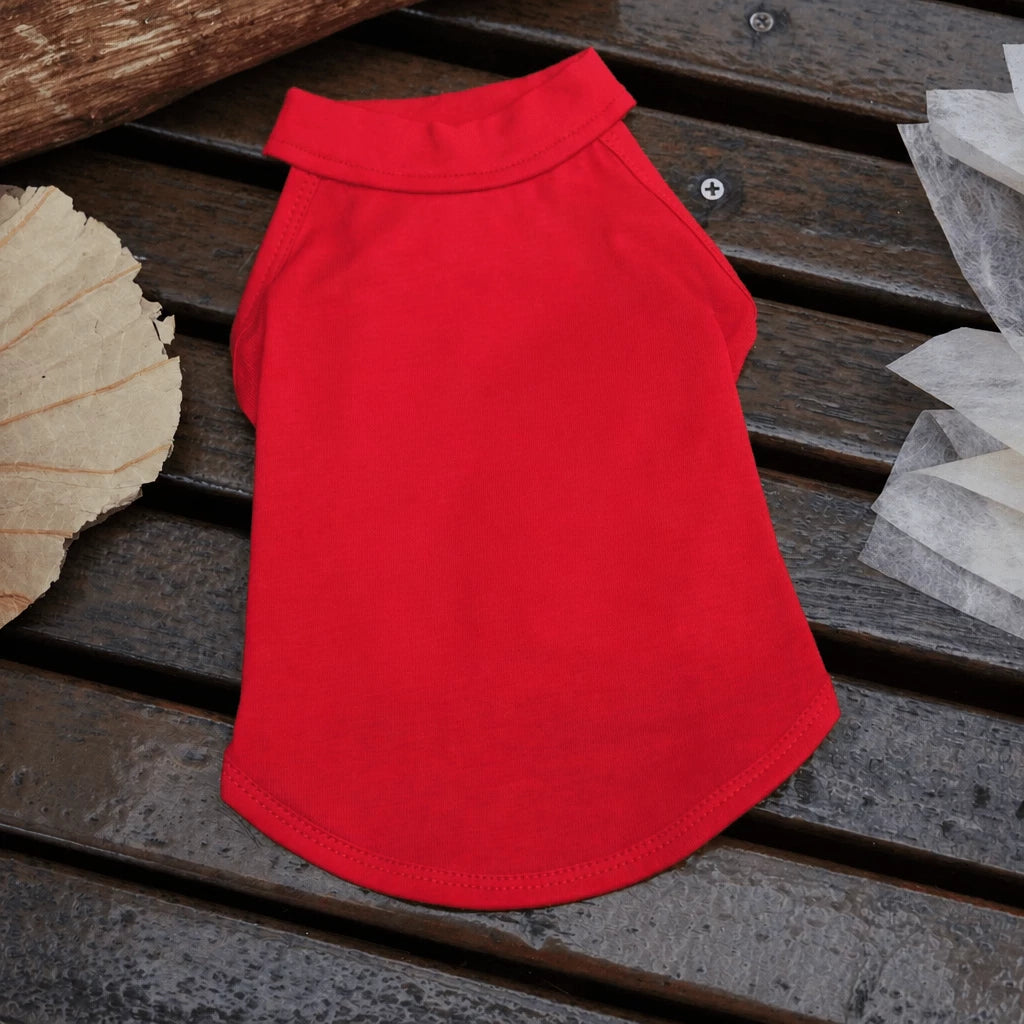 Summer Sleeveless Pet Vest for Dogs and Cats