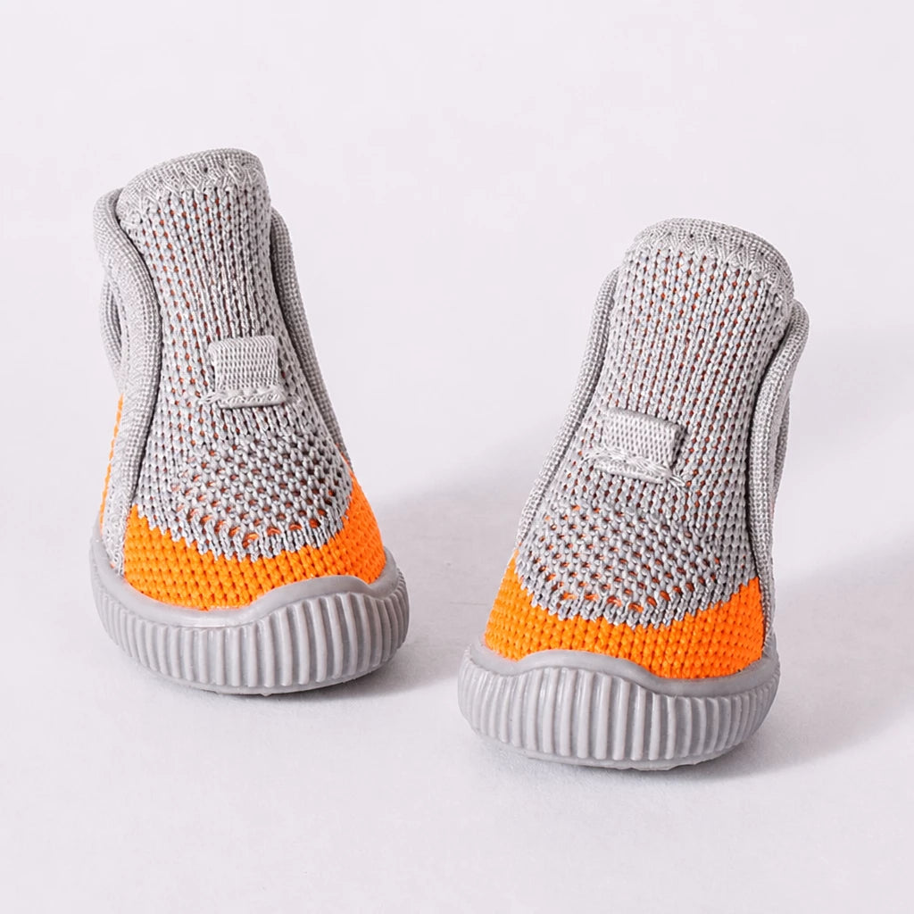 Nylon Knit Dog Shoes with Hook-and-Loop Closures