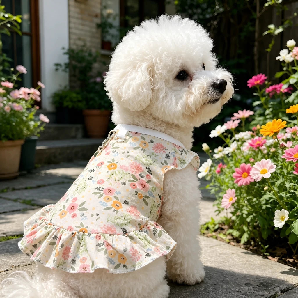 Mesh Pet Dress for Dogs and Cats