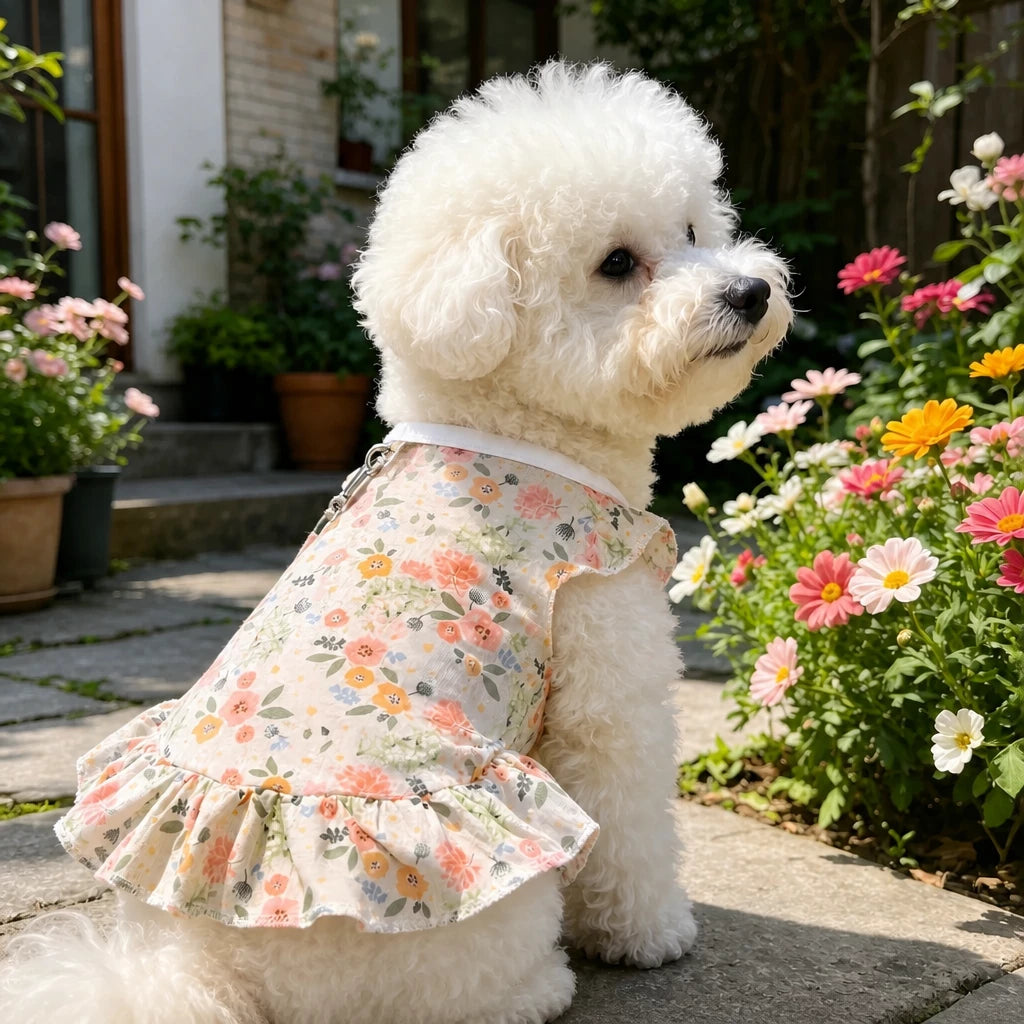 Mesh Pet Dress for Dogs and Cats