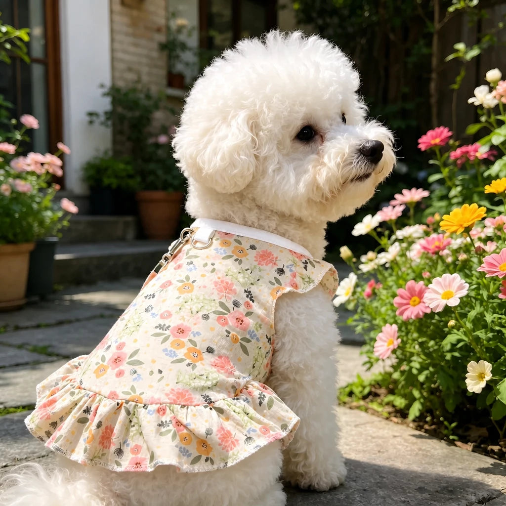 Mesh Pet Dress for Dogs and Cats