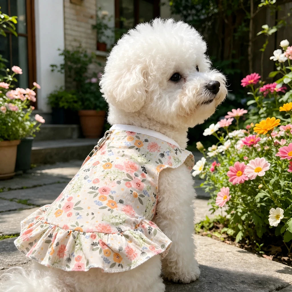 Mesh Pet Dress for Dogs and Cats