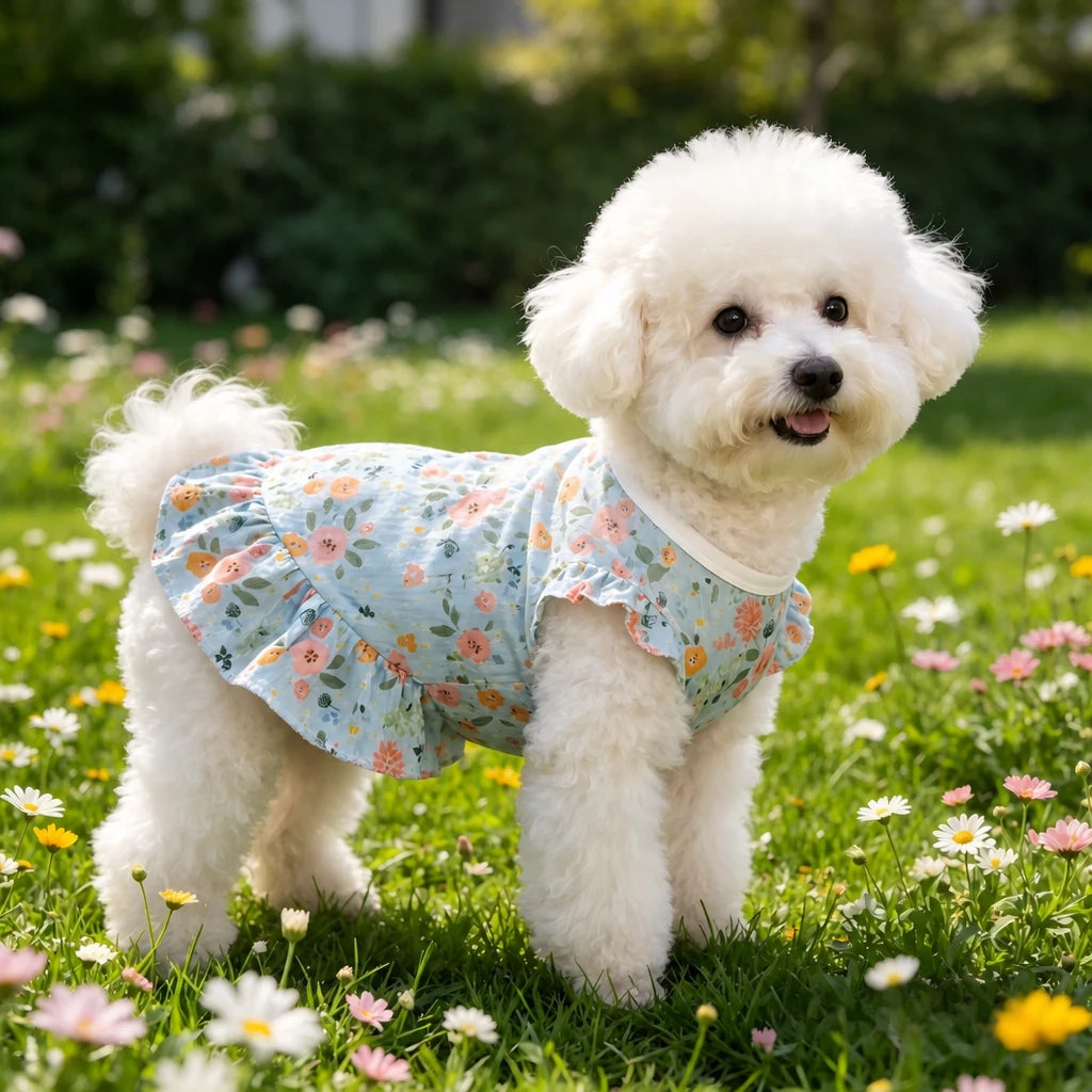 Mesh Pet Dress for Dogs and Cats