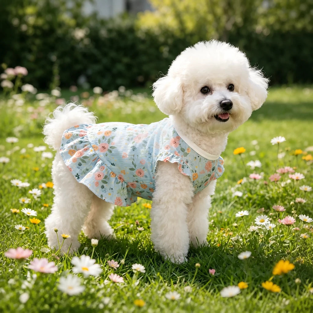 Mesh Pet Dress for Dogs and Cats