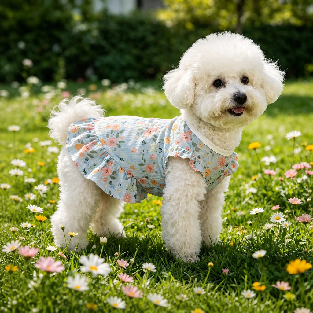 Mesh Pet Dress for Dogs and Cats