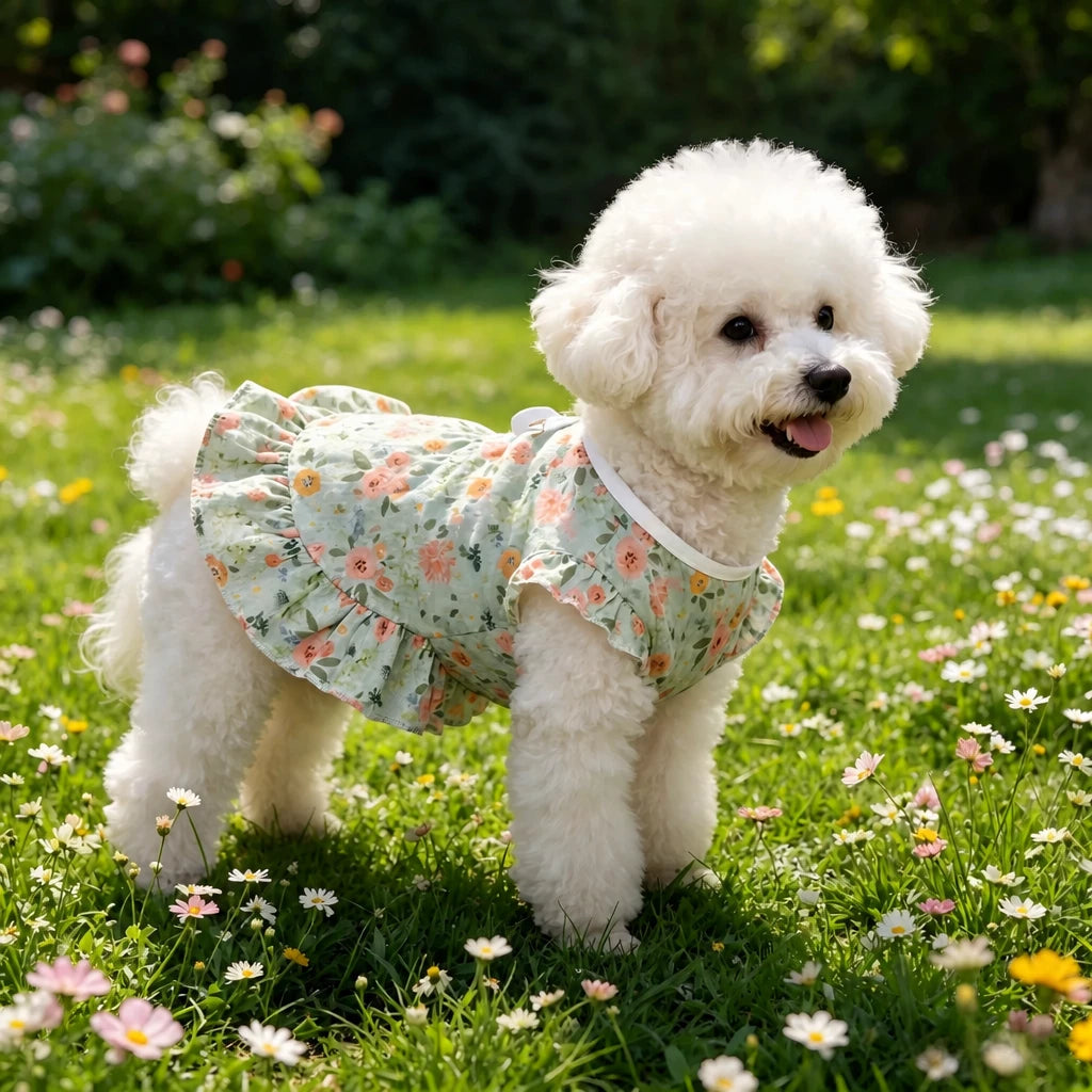 Mesh Pet Dress for Dogs and Cats