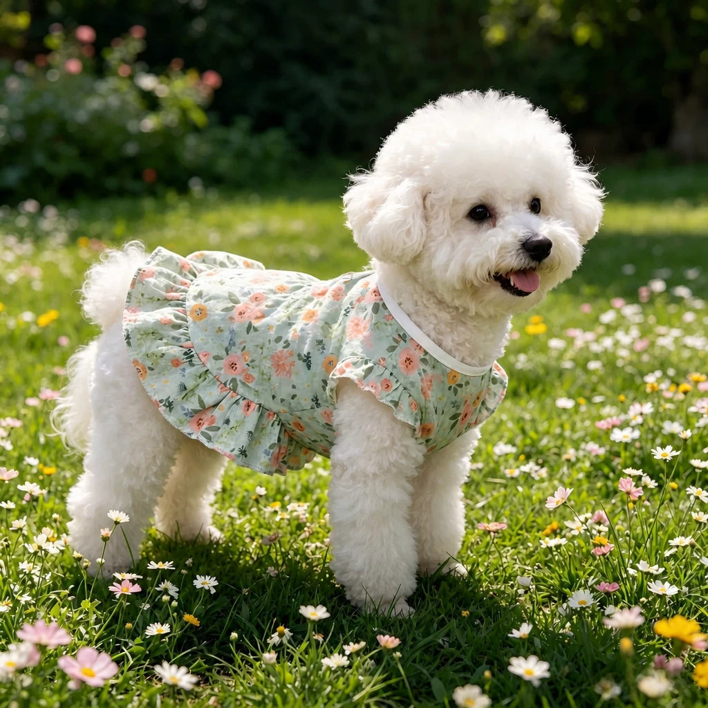 Mesh Pet Dress for Dogs and Cats