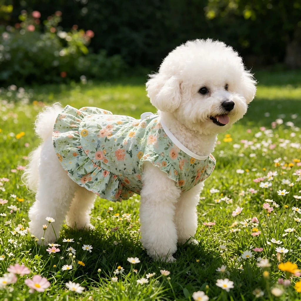 Mesh Pet Dress for Dogs and Cats