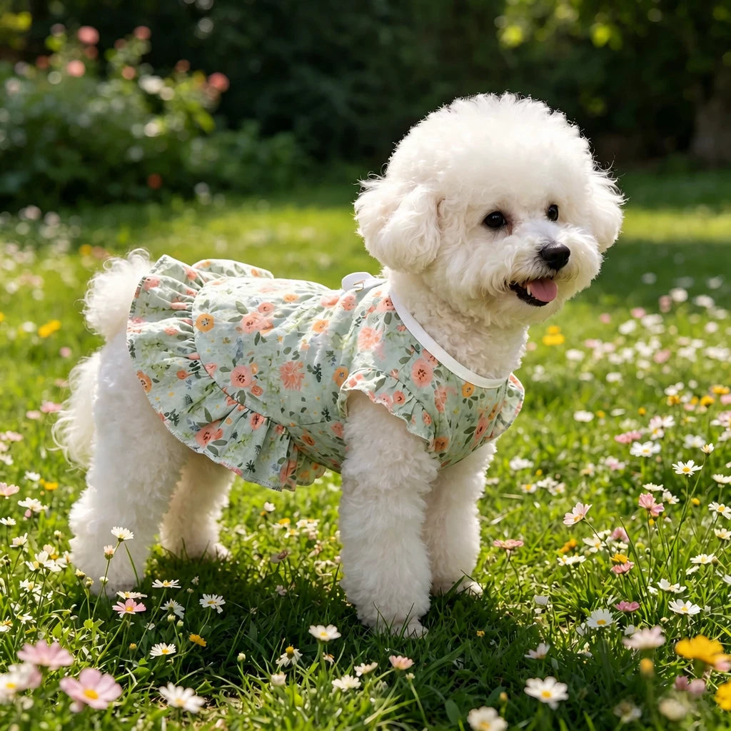 Mesh Pet Dress for Dogs and Cats