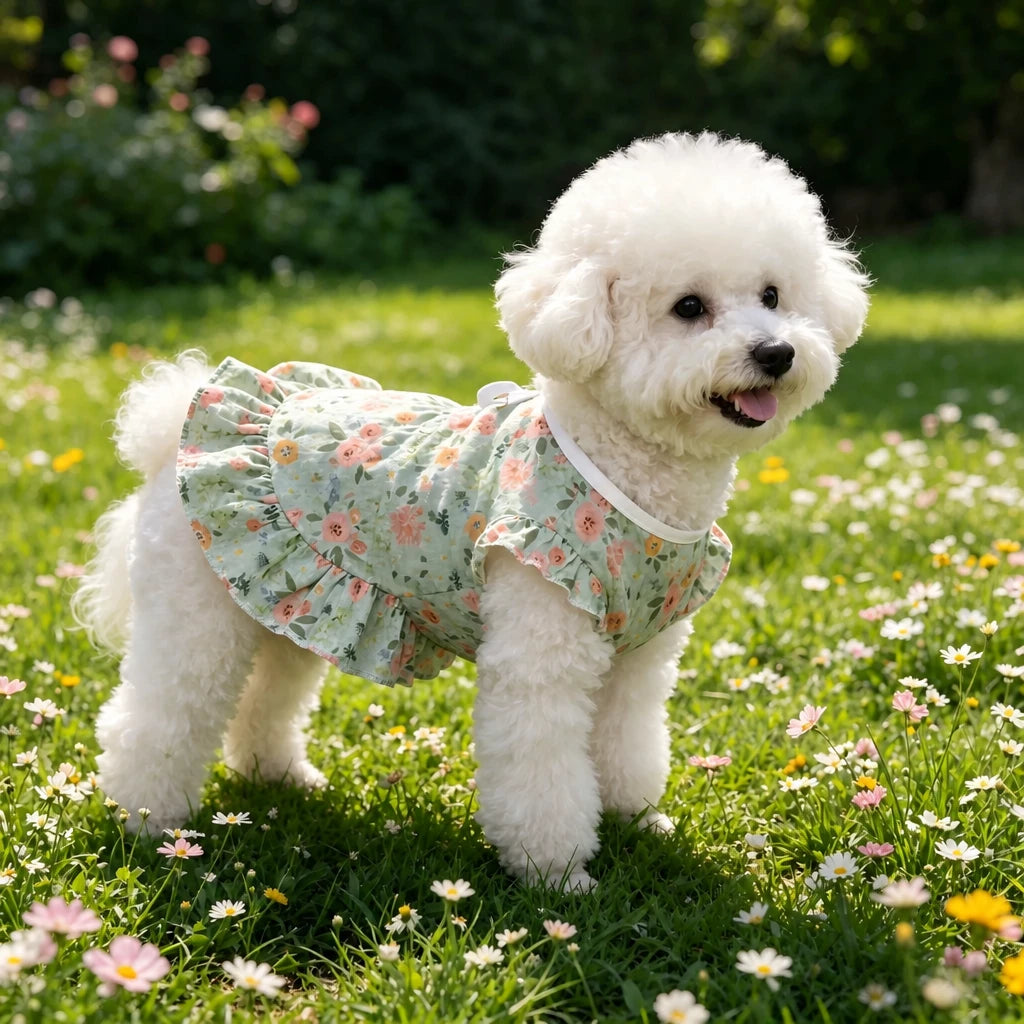 Mesh Pet Dress for Dogs and Cats