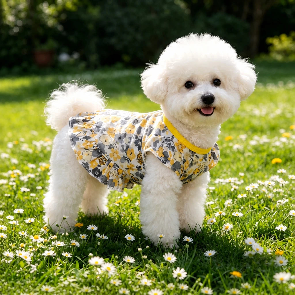 Mesh Pet Dress for Dogs and Cats