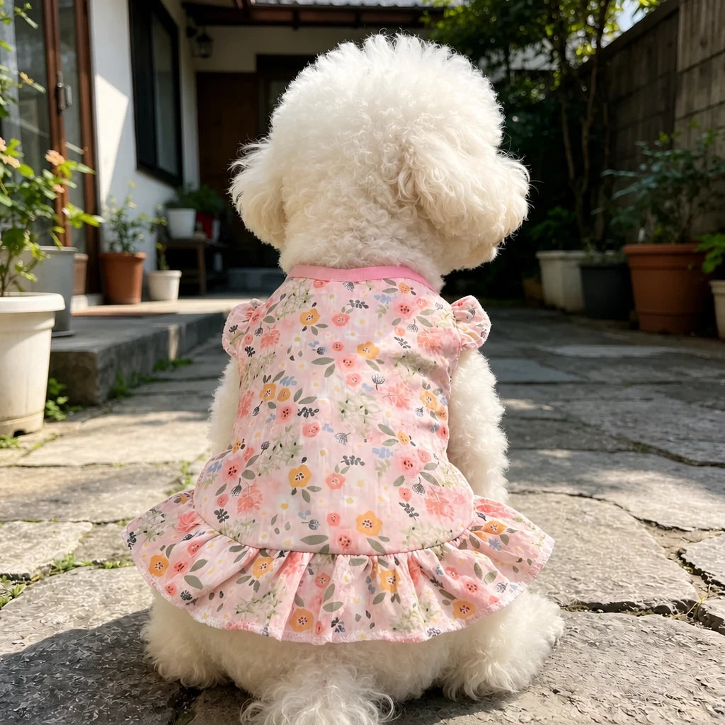Mesh Pet Dress for Dogs and Cats