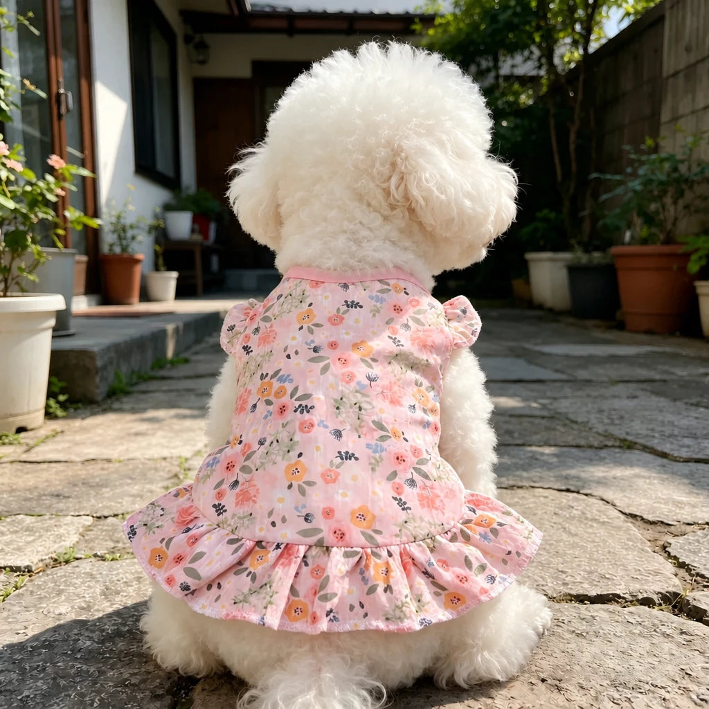 Mesh Pet Dress for Dogs and Cats