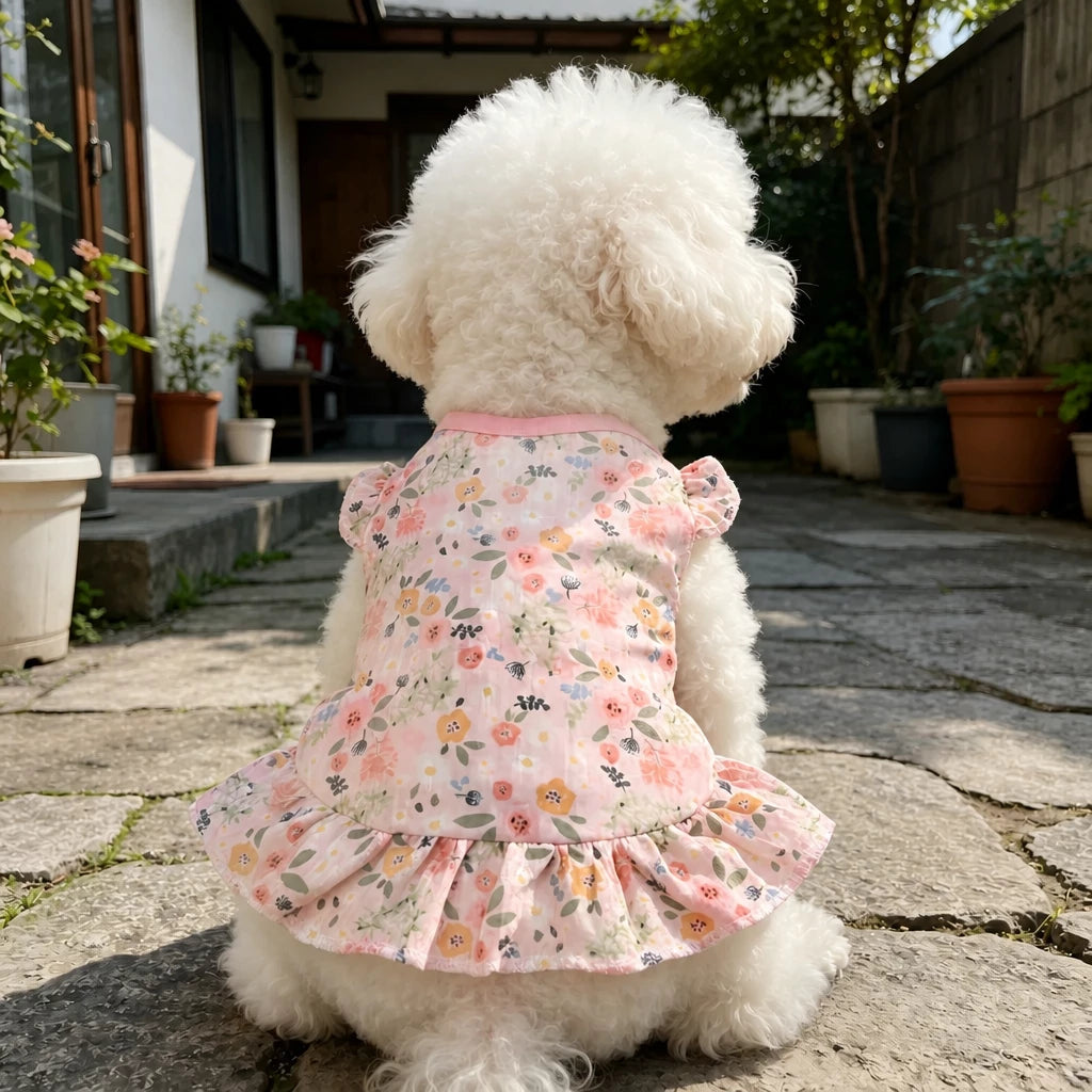 Mesh Pet Dress for Dogs and Cats