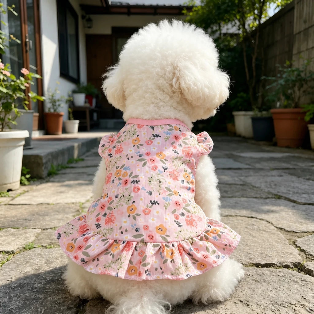 Mesh Pet Dress for Dogs and Cats