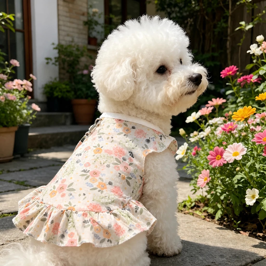 Mesh Pet Dress for Dogs and Cats
