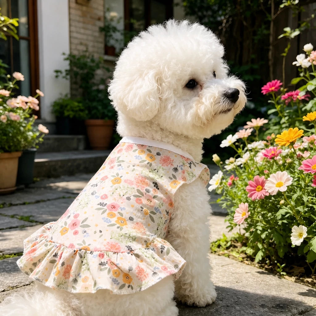 Mesh Pet Dress for Dogs and Cats