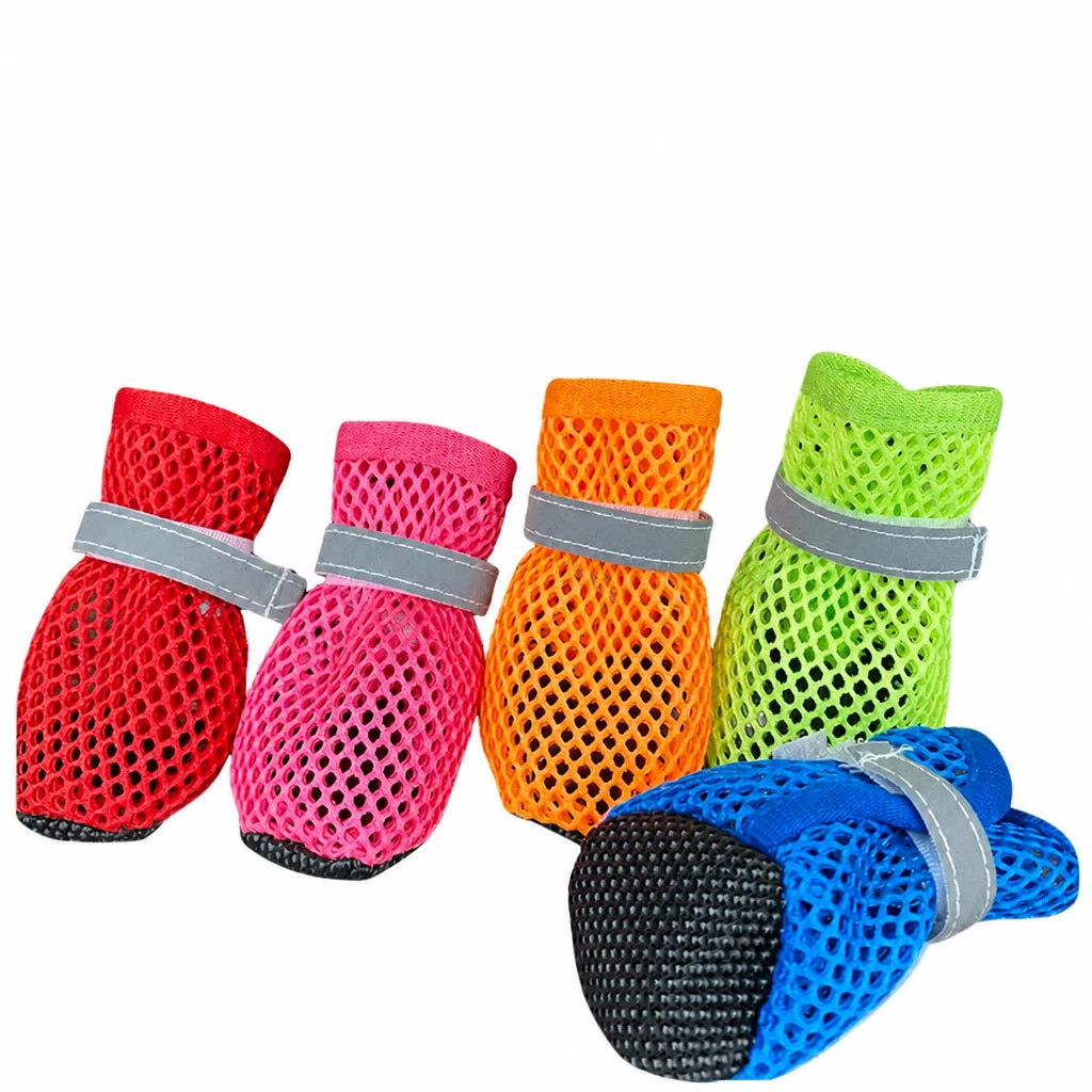 Dog Booties with Soft, Non-Slip Soles