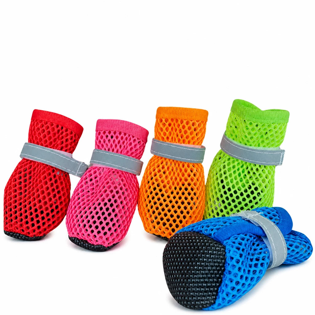 Dog Booties with Soft, Non-Slip Soles