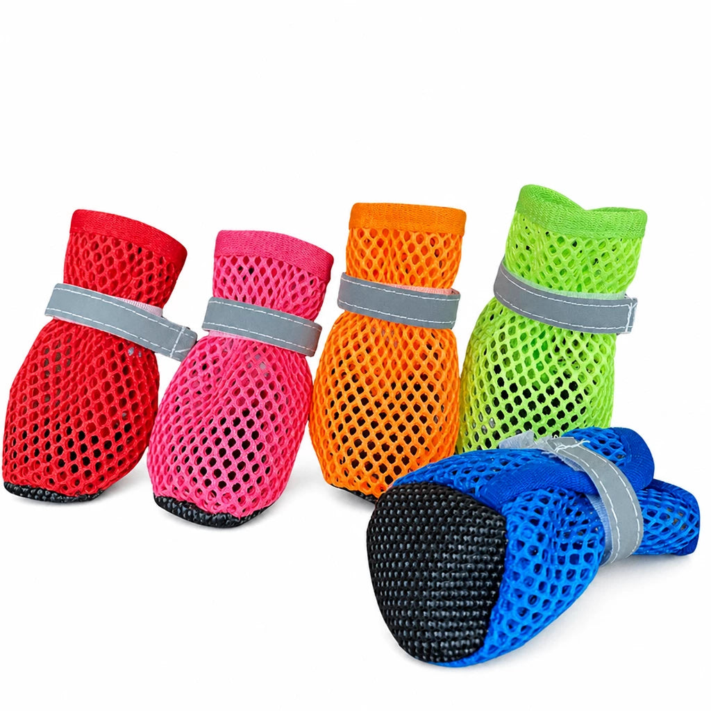 Dog Booties with Soft, Non-Slip Soles