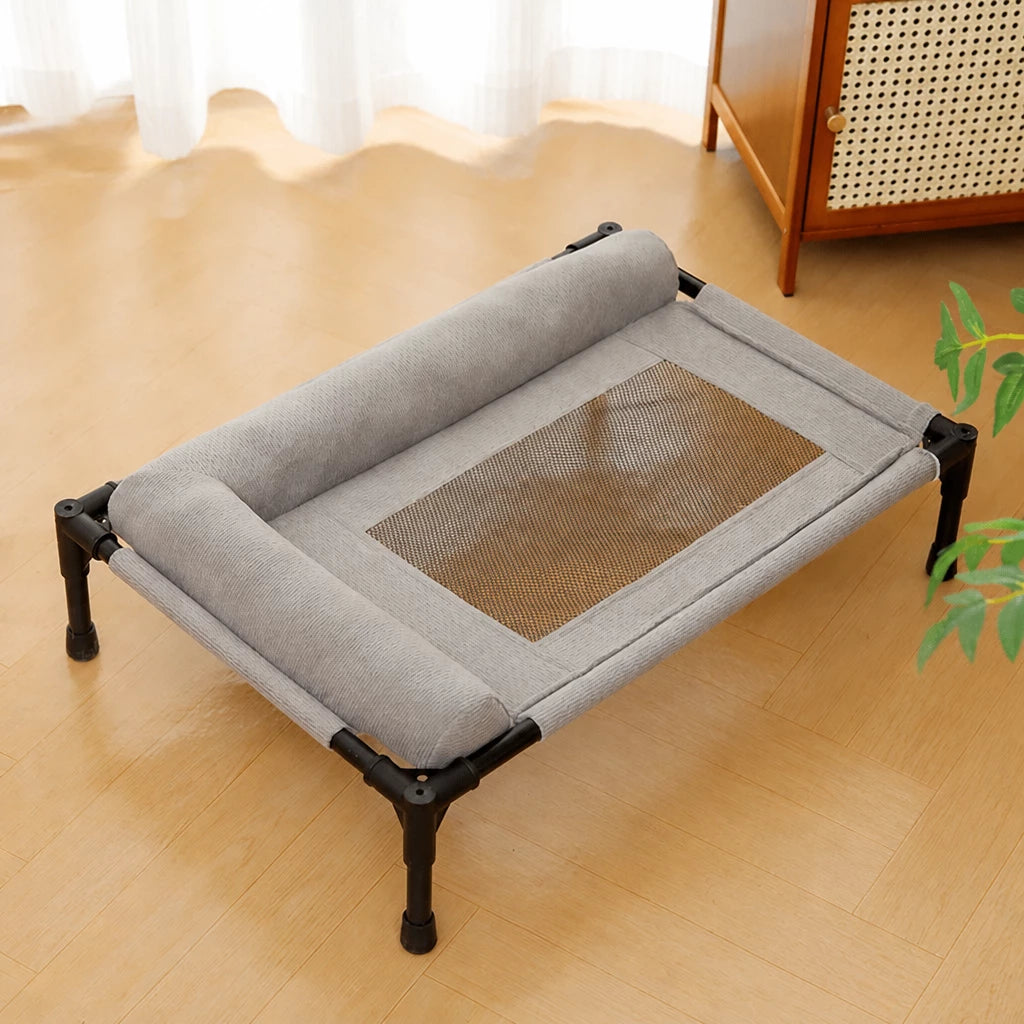 Elevated Pet Cot with Removable, Washable Cover