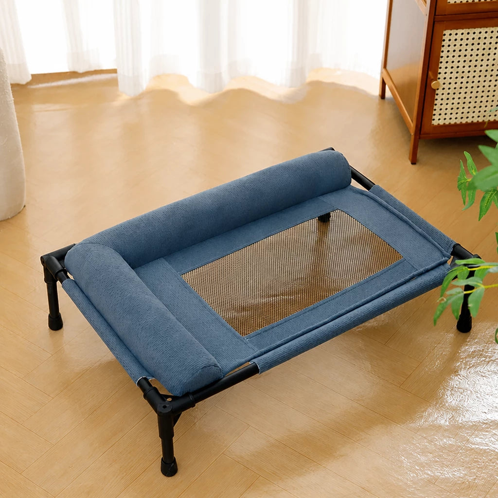 Elevated Pet Cot with Removable, Washable Cover