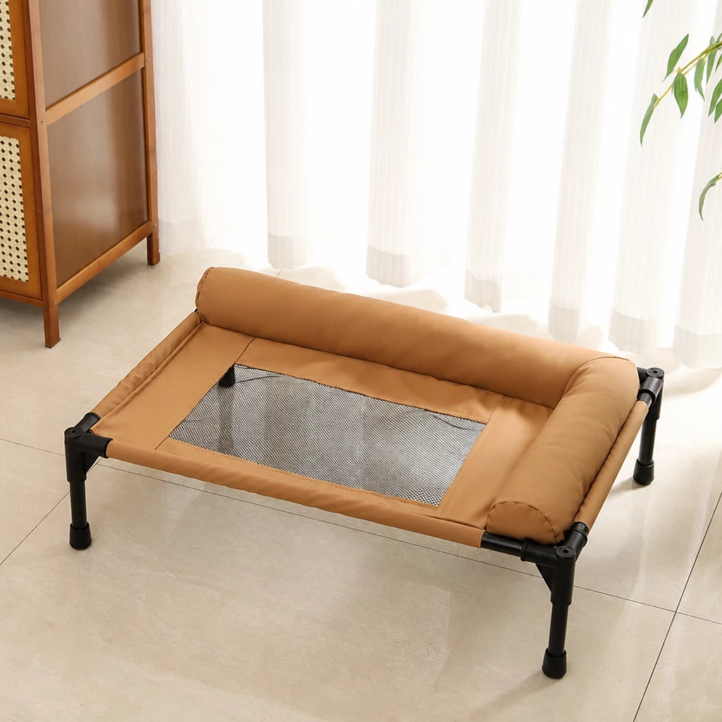 Elevated Pet Cot with Removable, Washable Cover