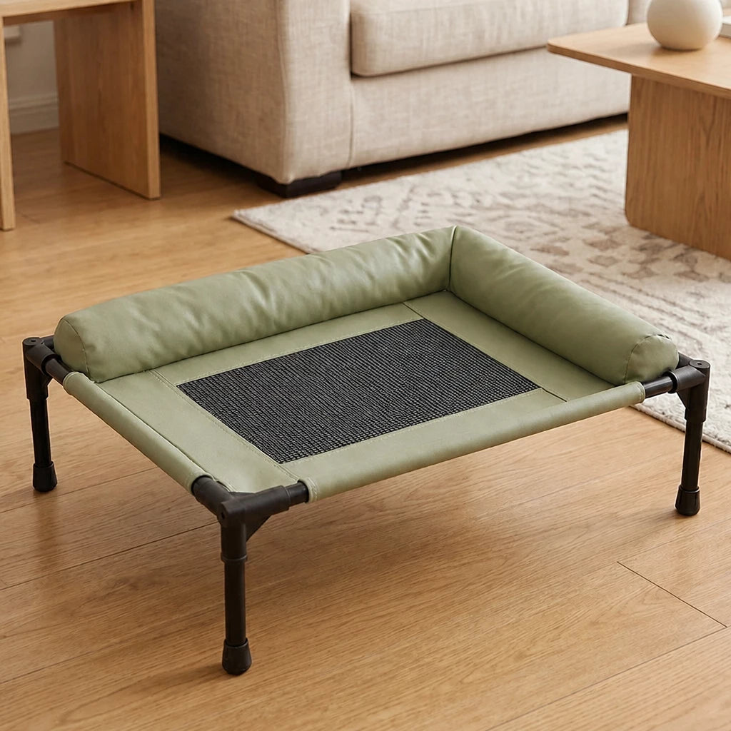 Elevated Pet Cot with Removable, Washable Cover