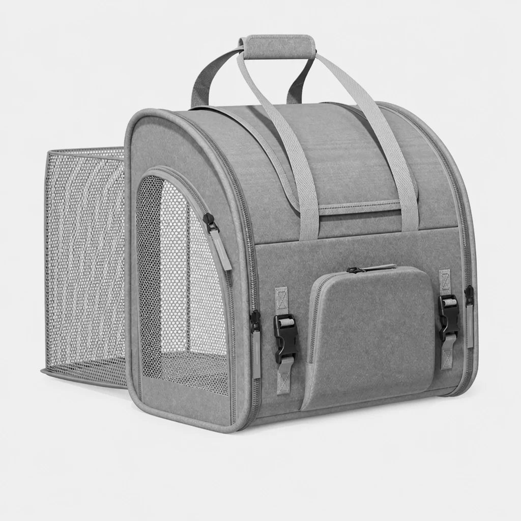 Expandable Pet Carrier Backpack for Cats and Small Dogs