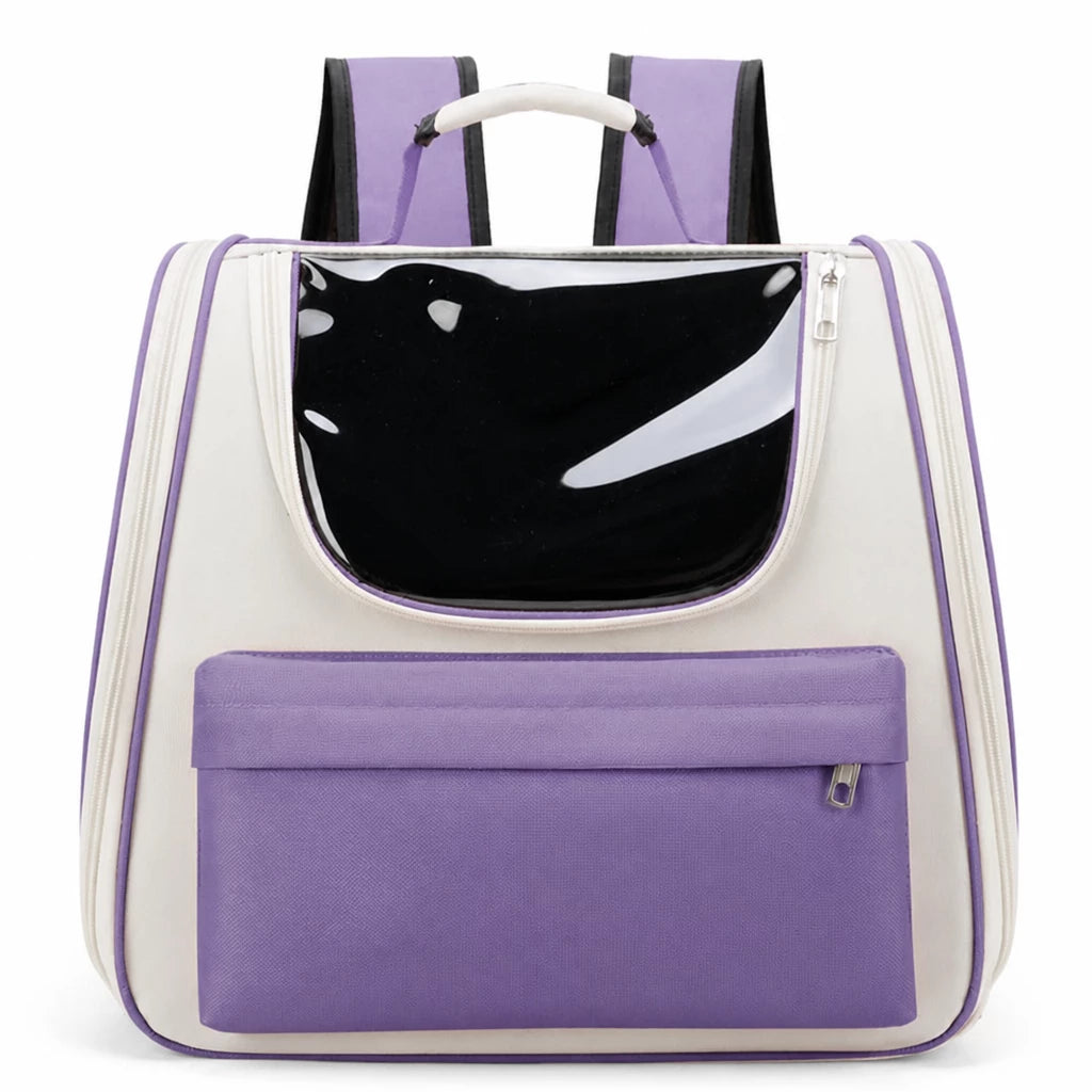 Large-Window Pet Carrier Backpack for Cats and Small Dogs